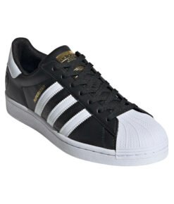 adidas Originals "Superstar Vegan" Sneaker Core Black / Cloud White / Gold Metallic