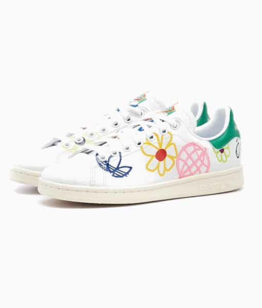 adidas Originals "Stan Smith W FX5653" floral cloud white/green/chalk white