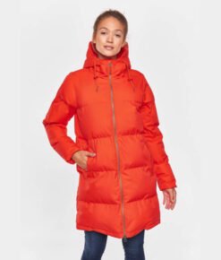 Derbe Damen Winterjacke "Stove Girls" cherry tomato