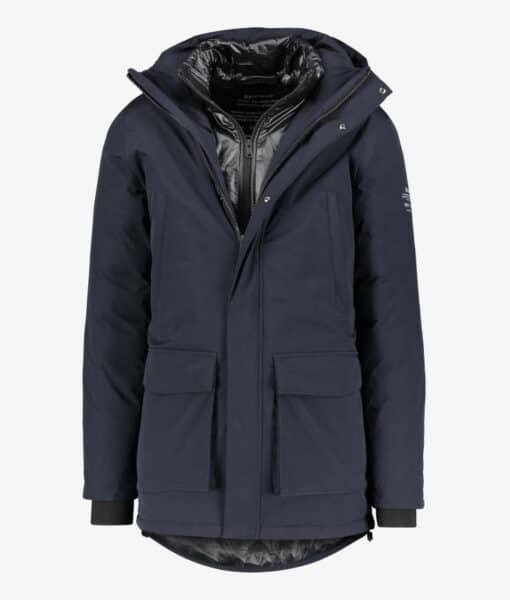 Ecoalf veganer Herrenparka "Samoens" marine