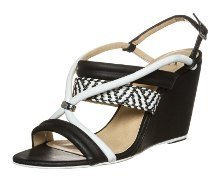 gx by Gwen Stefani ABE Keilsandalette white/black