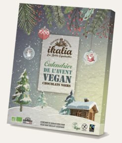 Ikalia Adventskalender vegane Zartbitter-Schokolade