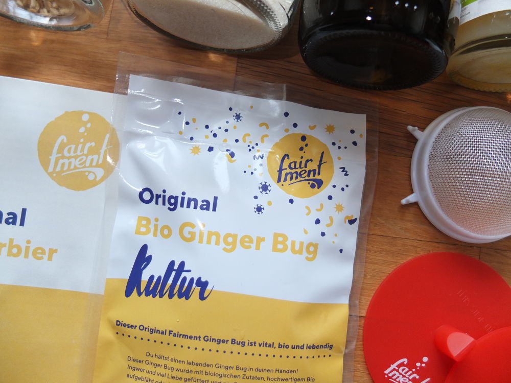 √ Ginger Beer selber brauen mit dem Fairment Ginger Bug Set