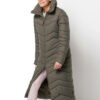 Jack Wolfskin Kyoto Long Coat Wintermantel Damen olivgrün