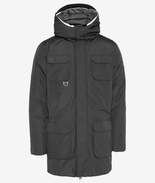 KnowledgeCotton Apparel Arctic Canvas Parka Jacket grau