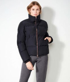 Langerchen Damen Pufferjacke Tangorin schwarz