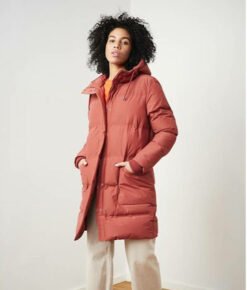 Langerchen Damen Puffermantel Coat Aike rooibos