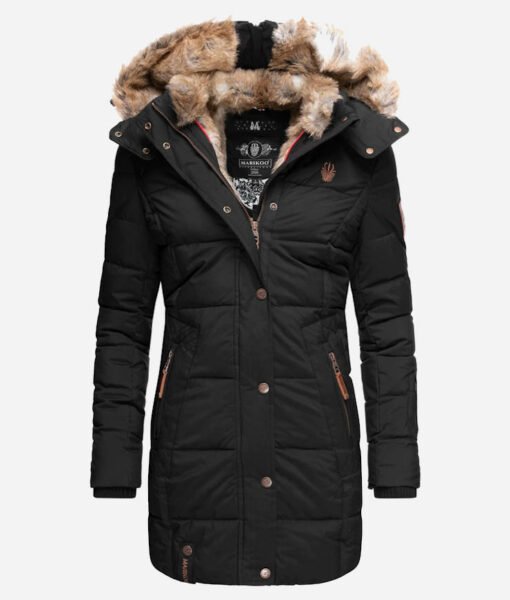 MARIKOO Winterparka "Nekoo" schwarz