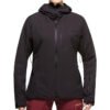 PYUA vegane Damen Skijacke Leaf almost black