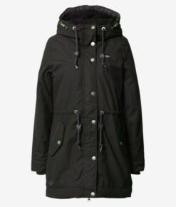 Ragwear veganer Winterparka "Conny" Schwarz