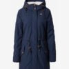 Ragwear veganer Winterparka 'Elba' navy