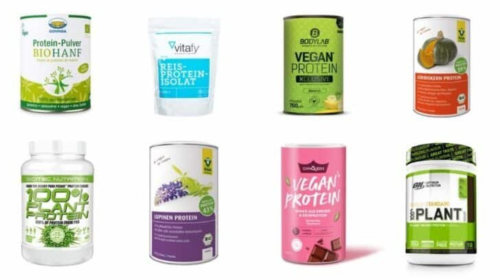 Veganes Proteinpulver